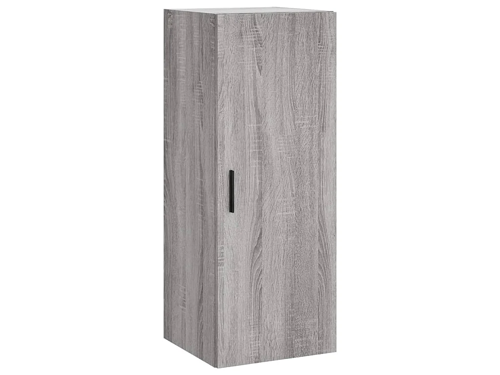 Highboard Grau Sonoma 34,5x34x180 cm Holzwerkstoff