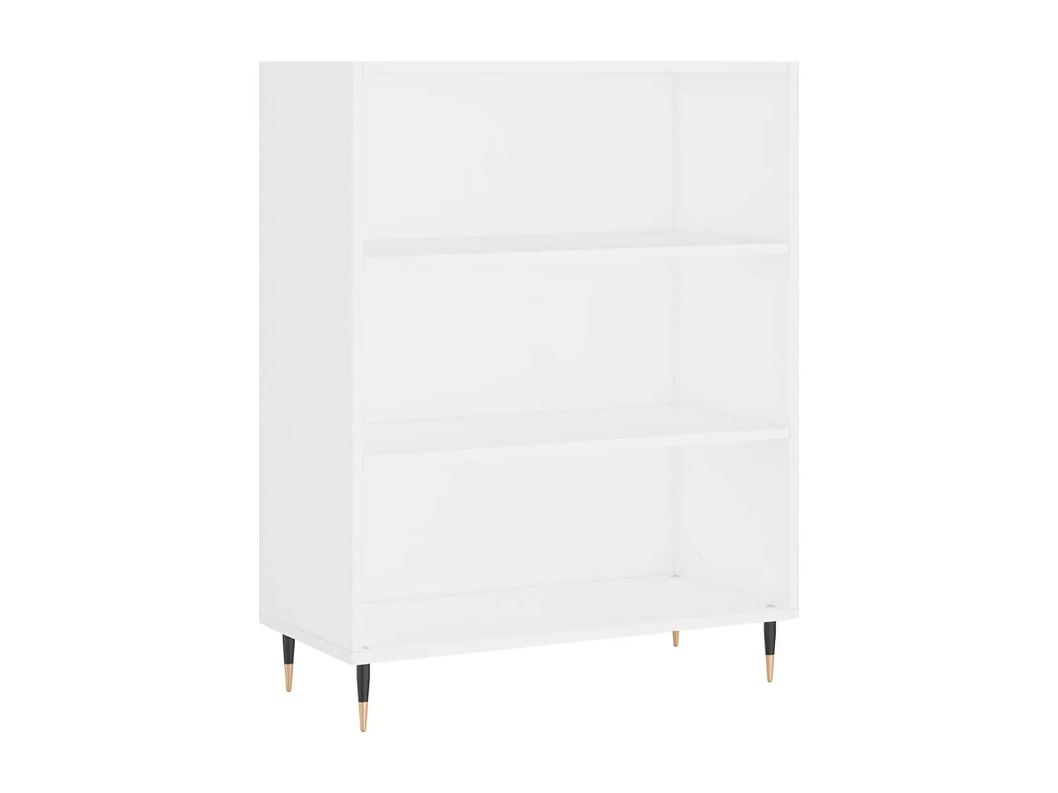 Buffet blanc 69,5x32,5x180 cm bois d'ingénierie