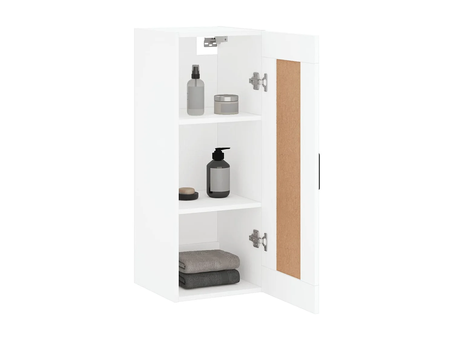 Armoire murale blanc 34,5x34x90 cm bois d'ingénierie
