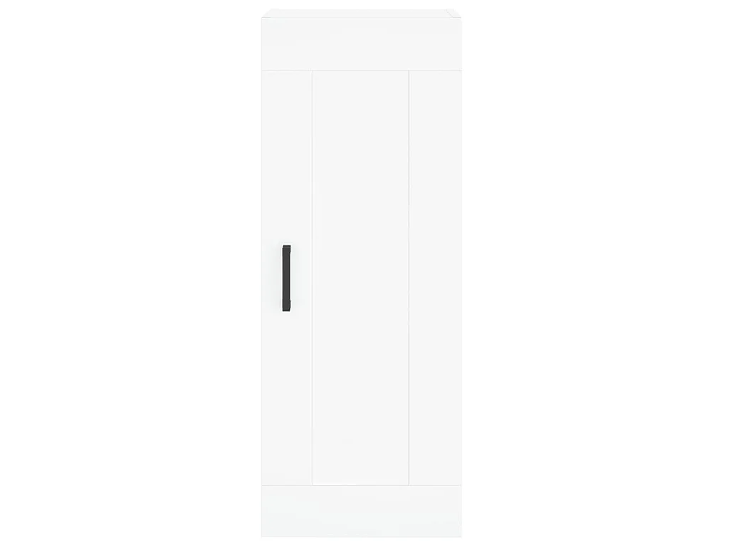 Credenza Bianca 34,5x34x180 cm in Legno Multistrato