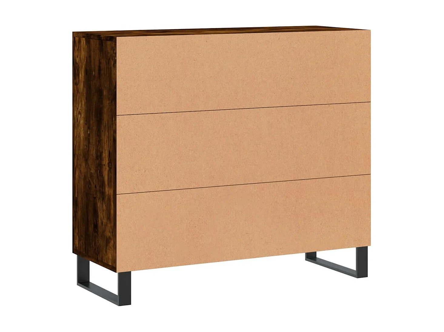 Sideboard Räuchereiche 90x34x80 cm Holzwerkstoff