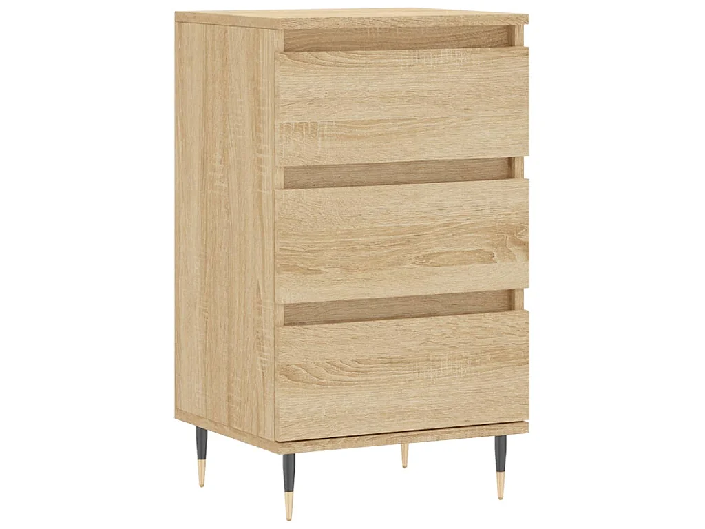 Buffet chêne sonoma 40x35x70 cm bois d'ingénierie