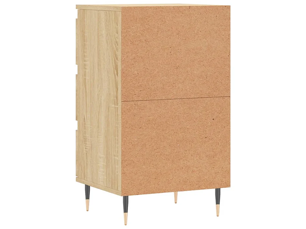 Buffet chêne sonoma 40x35x70 cm bois d'ingénierie