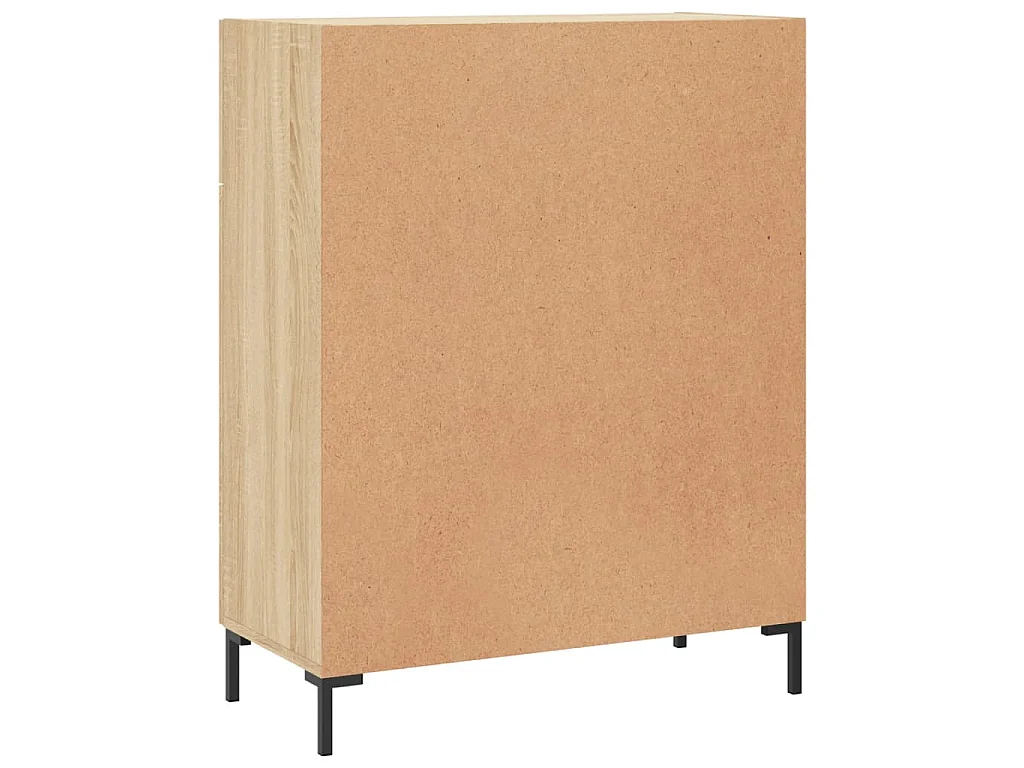 Buffet chêne sonoma 69,5x34x90 cm bois d'ingénierie