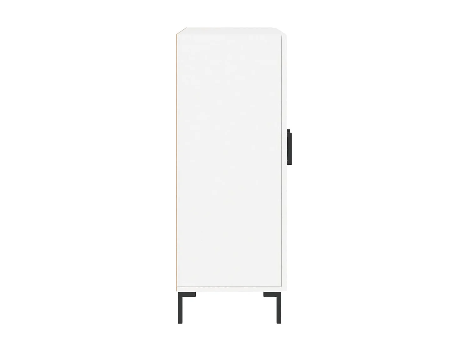 Buffet blanc 69,5x34x90 cm bois d'ingénierie