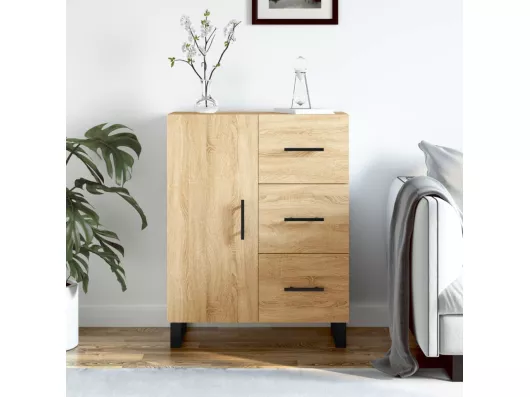 Kauf Unique Sideboard Sonoma-Eiche 69,5x34x90 cm Holzwerkstoff