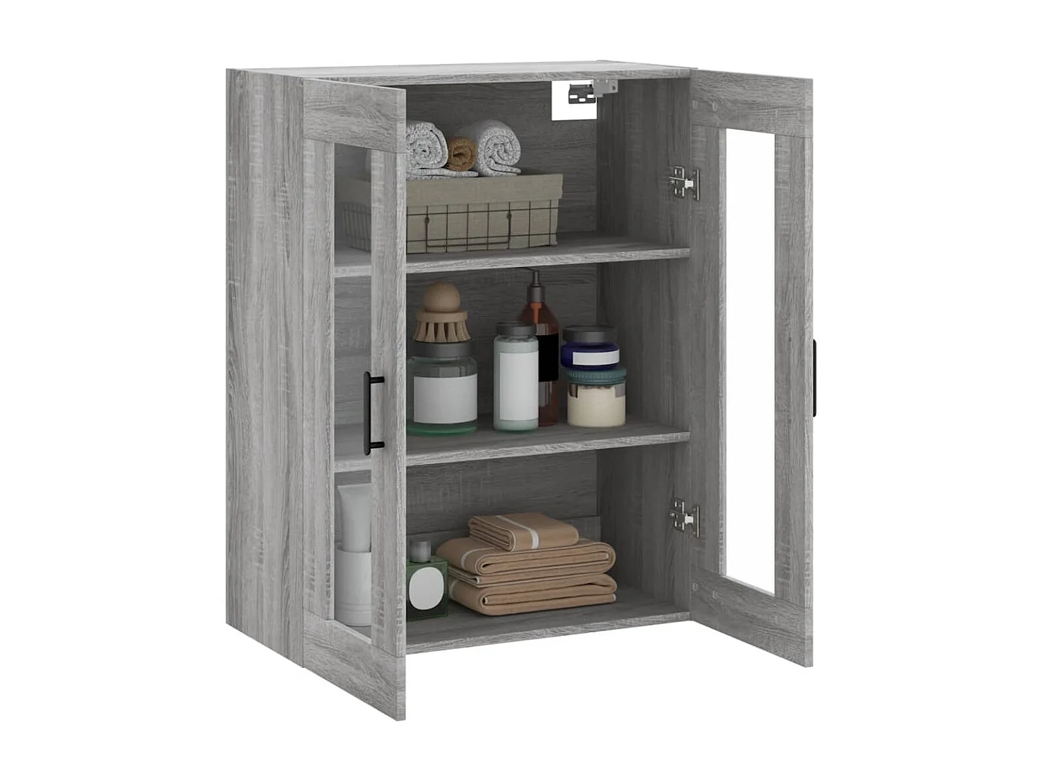 Wandschrank Grau Sonoma 69,5x34x90 cm