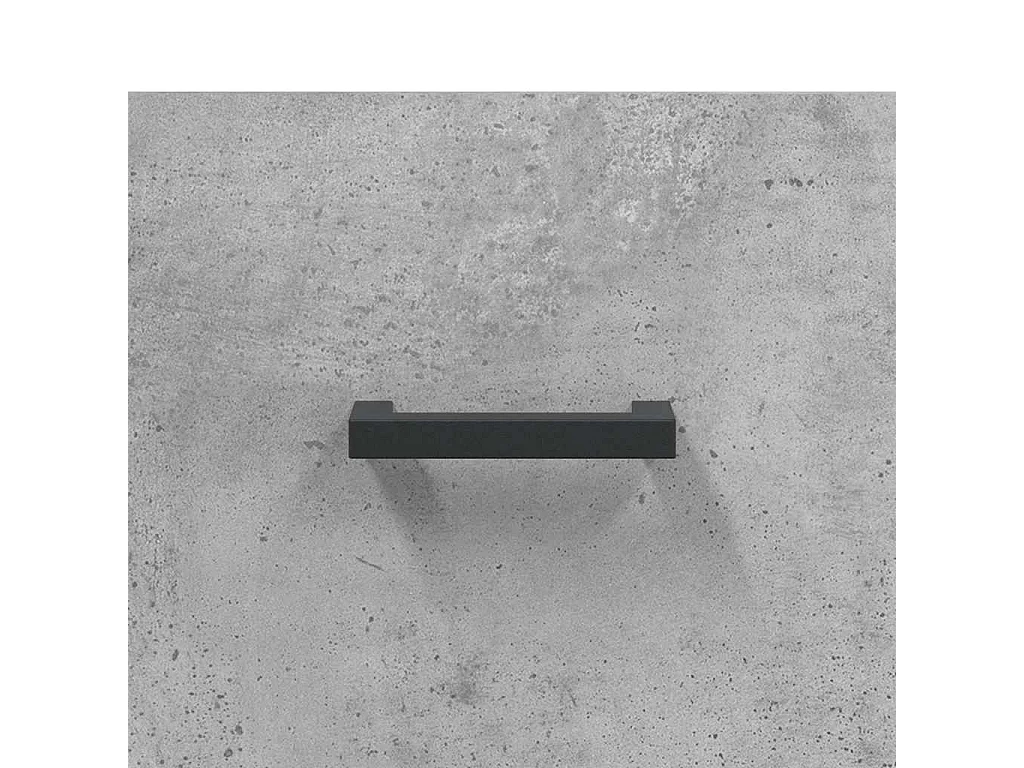 Hoge kast 69,5x31x115 cm bewerkt hout betongrijs
