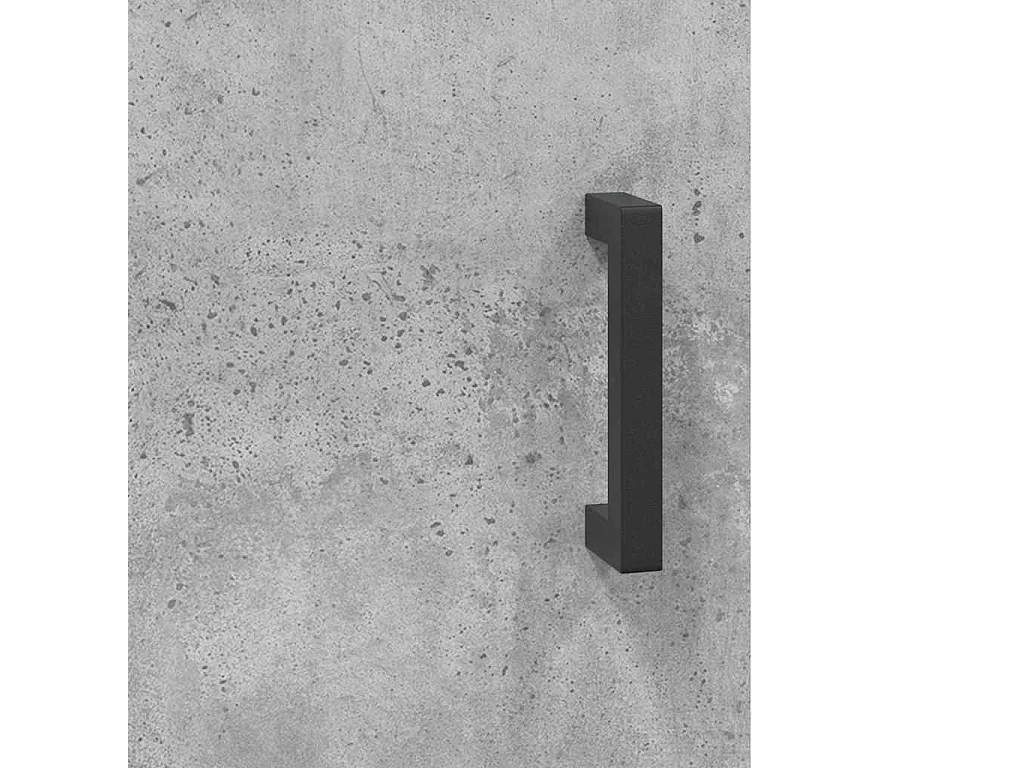 Hoge kast 69,5x31x115 cm bewerkt hout betongrijs