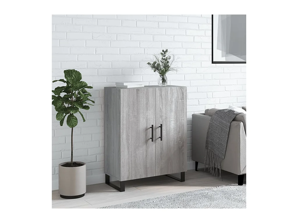 Buffet sonoma gris 69,5x34x90 cm bois d'ingénierie