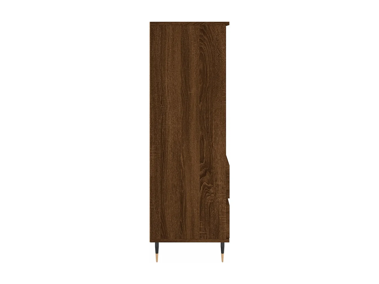 Buffet haut Chêne marron 40x36x110 cm Bois d'ingénierie