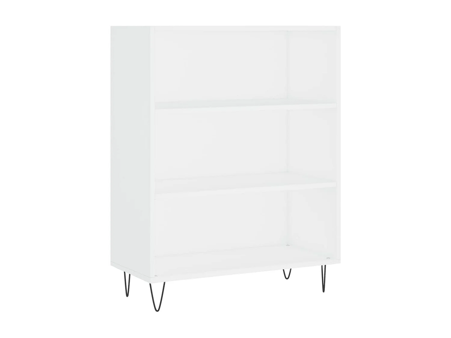 Highboard Weiß 69,5x32,5x180 cm Holzwerkstoff