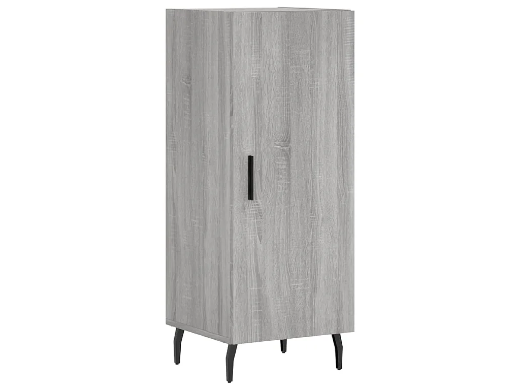 Highboard Grau Sonoma 34,5x34x180 cm Holzwerkstoff