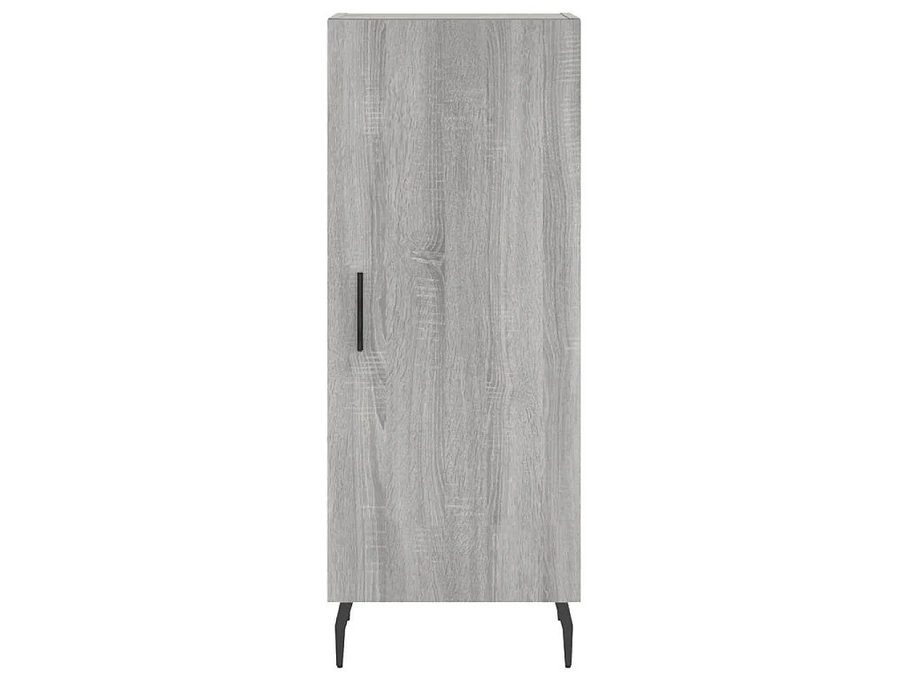Highboard Grau Sonoma 34,5x34x180 cm Holzwerkstoff