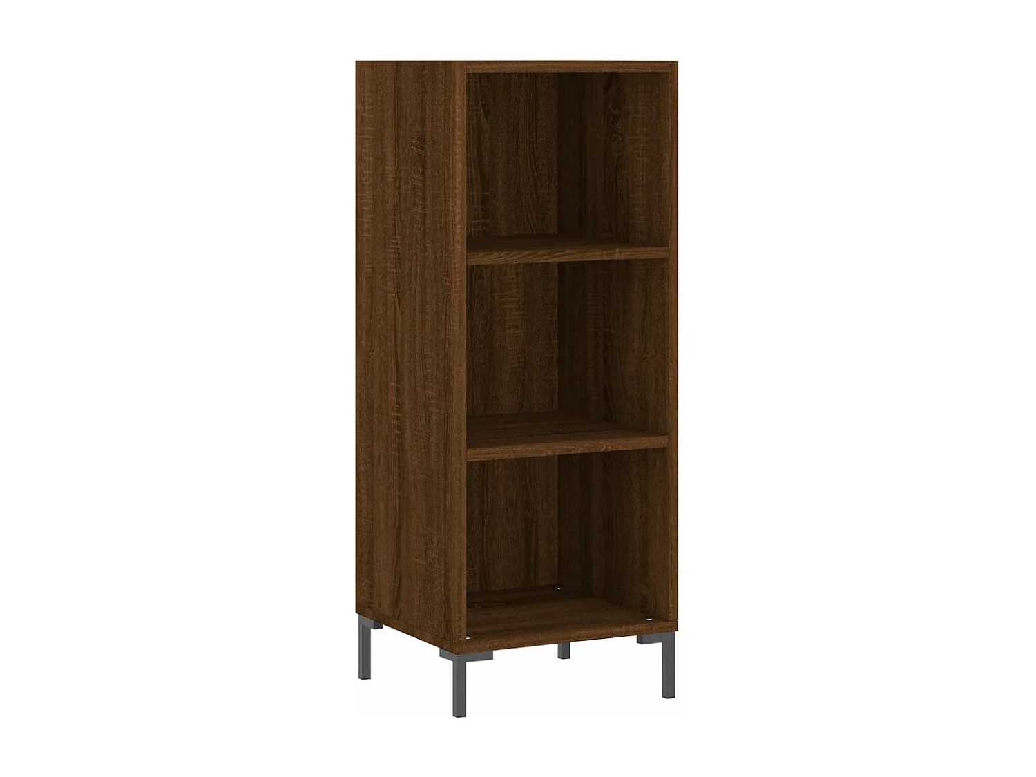 Highboard Braun Eichen-Optik 34,5x34x180 cm Holzwerkstoff