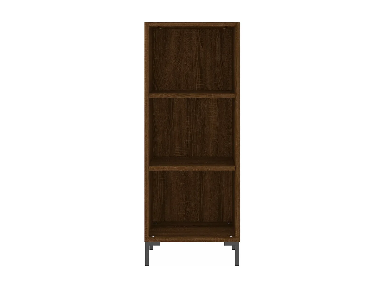 Highboard Braun Eichen-Optik 34,5x34x180 cm Holzwerkstoff