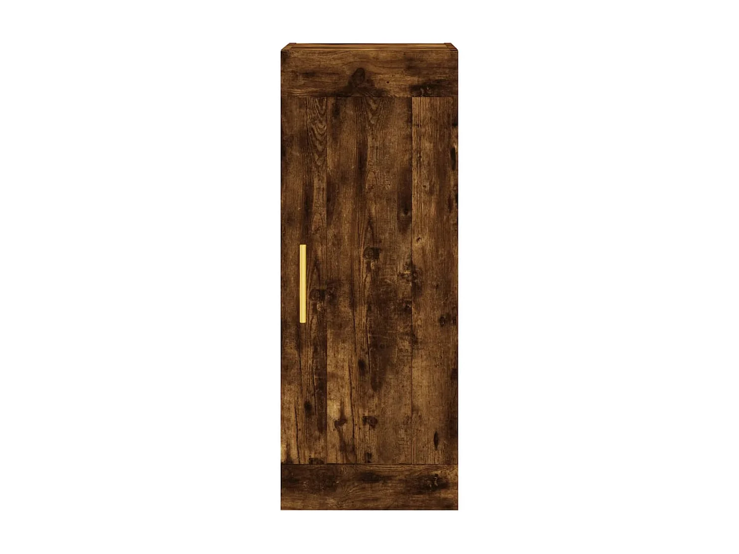 Armoire murale chêne fumé 34,5x34x90 cm bois d'ingénierie