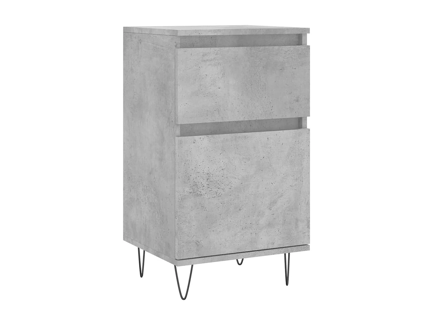 Sideboard Betongrau 40x35x70 cm Holzwerkstoff