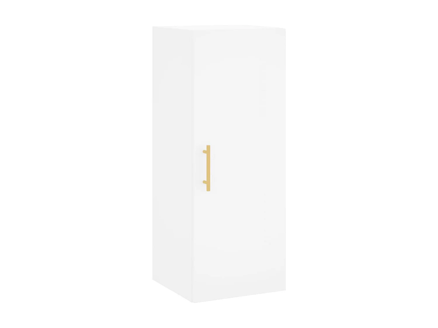 Armoire murale blanc 34,5x34x90 cm