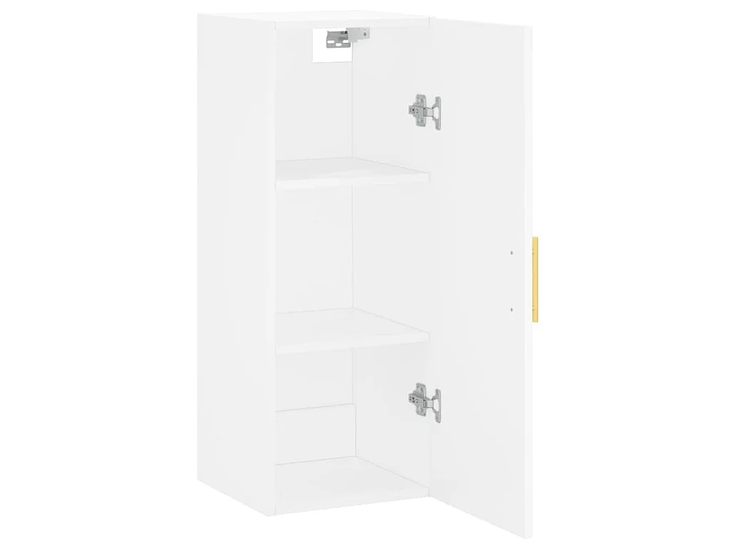 Armoire murale blanc 34,5x34x90 cm