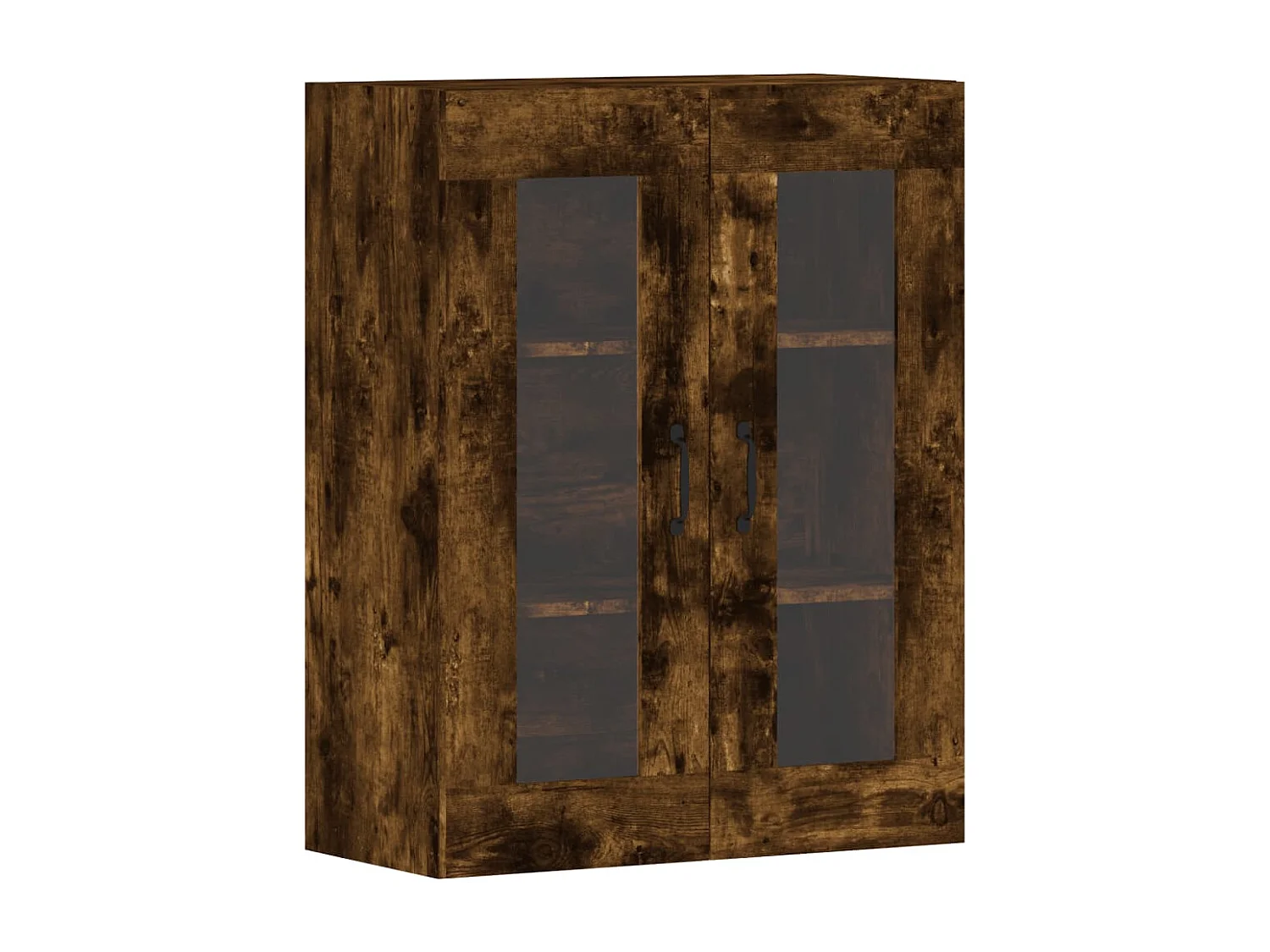 Wandschränke 2 Stk. Räuchereiche Holzwerkstoff