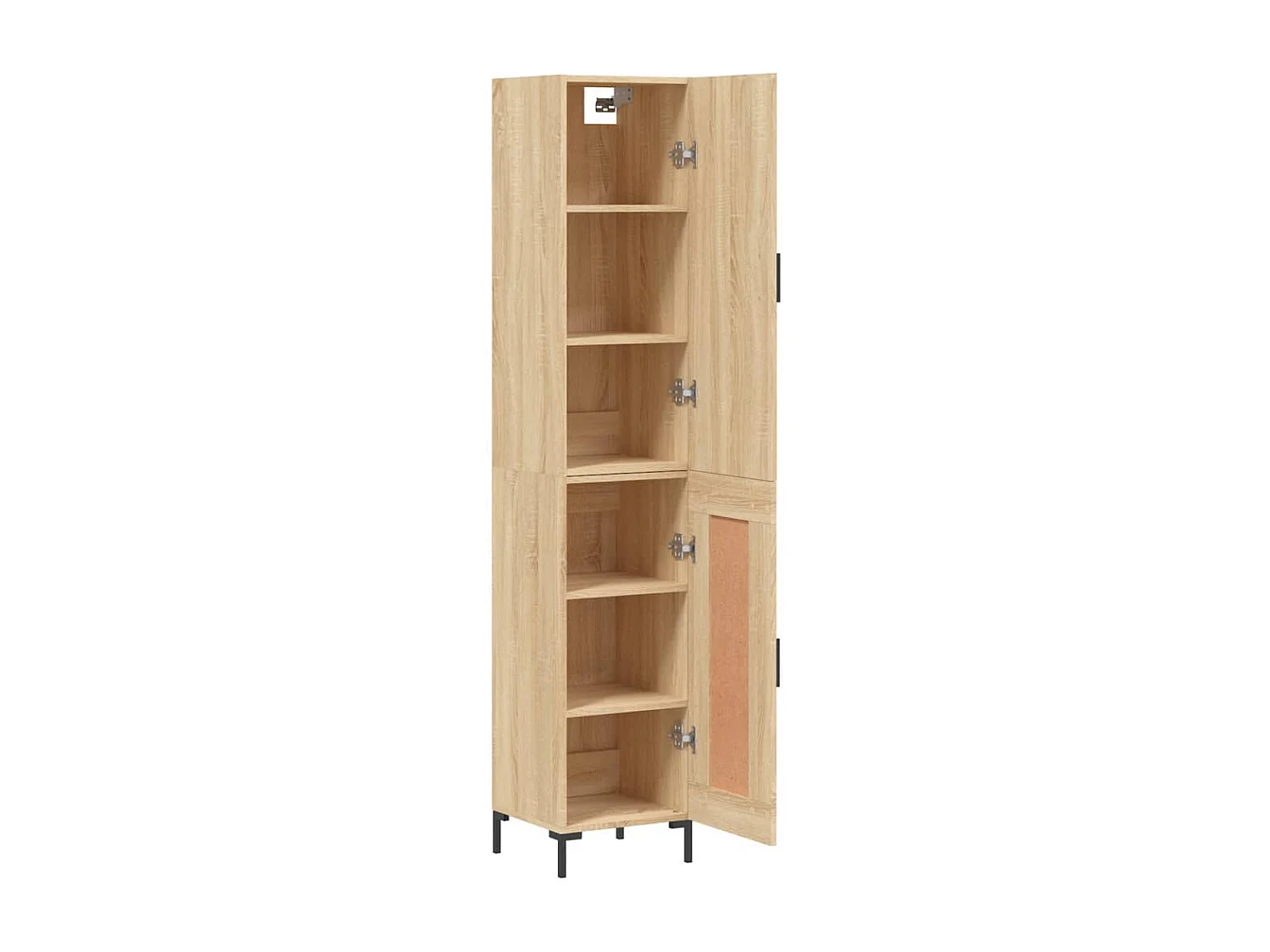Buffet haut Chêne sonoma 34,5x34x180 cm Bois d'ingénierie
