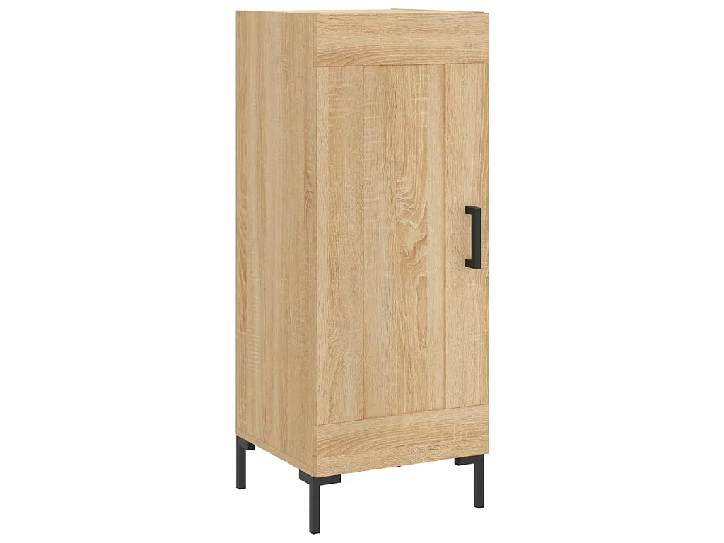 Buffet haut Chêne sonoma 34,5x34x180 cm Bois d'ingénierie