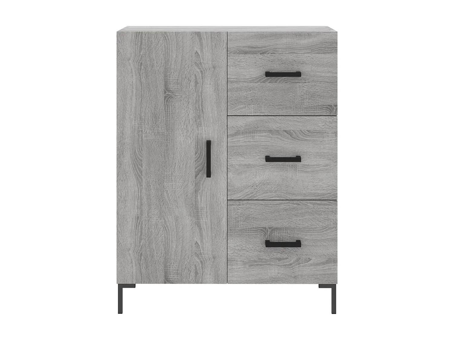 Buffet sonoma gris 69,5x34x90 cm bois d'ingénierie