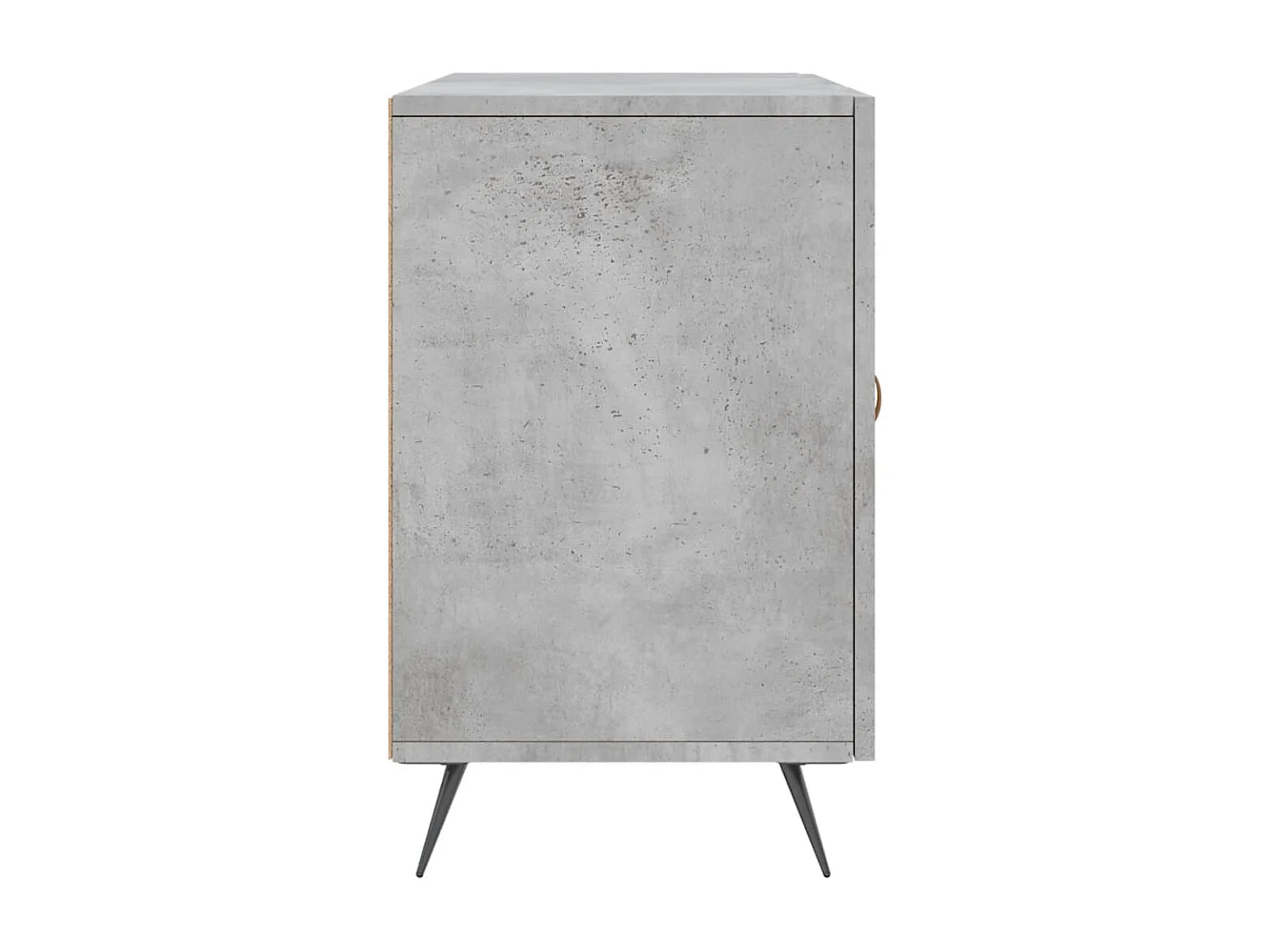 Dressoir 100x36x60 cm bewerkt hout betongrijs