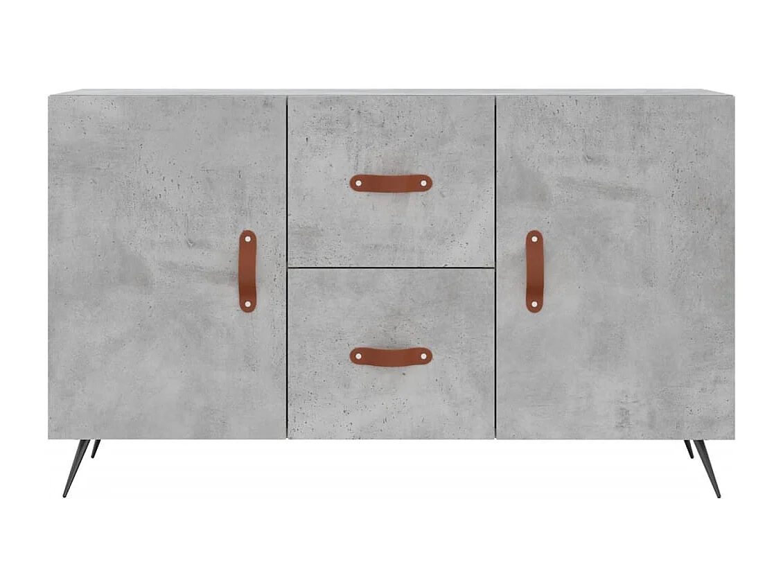 Aparador 100x36x60 cm derivados de madeira cinzento cimento