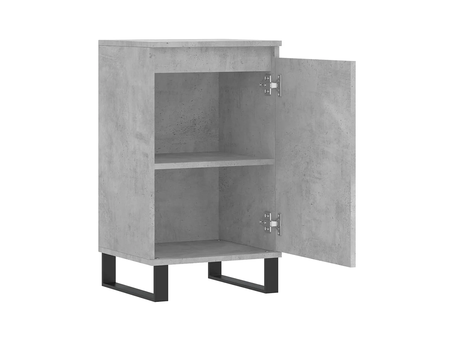 Sideboard Betongrau 40x35x70 cm Holzwerkstoff