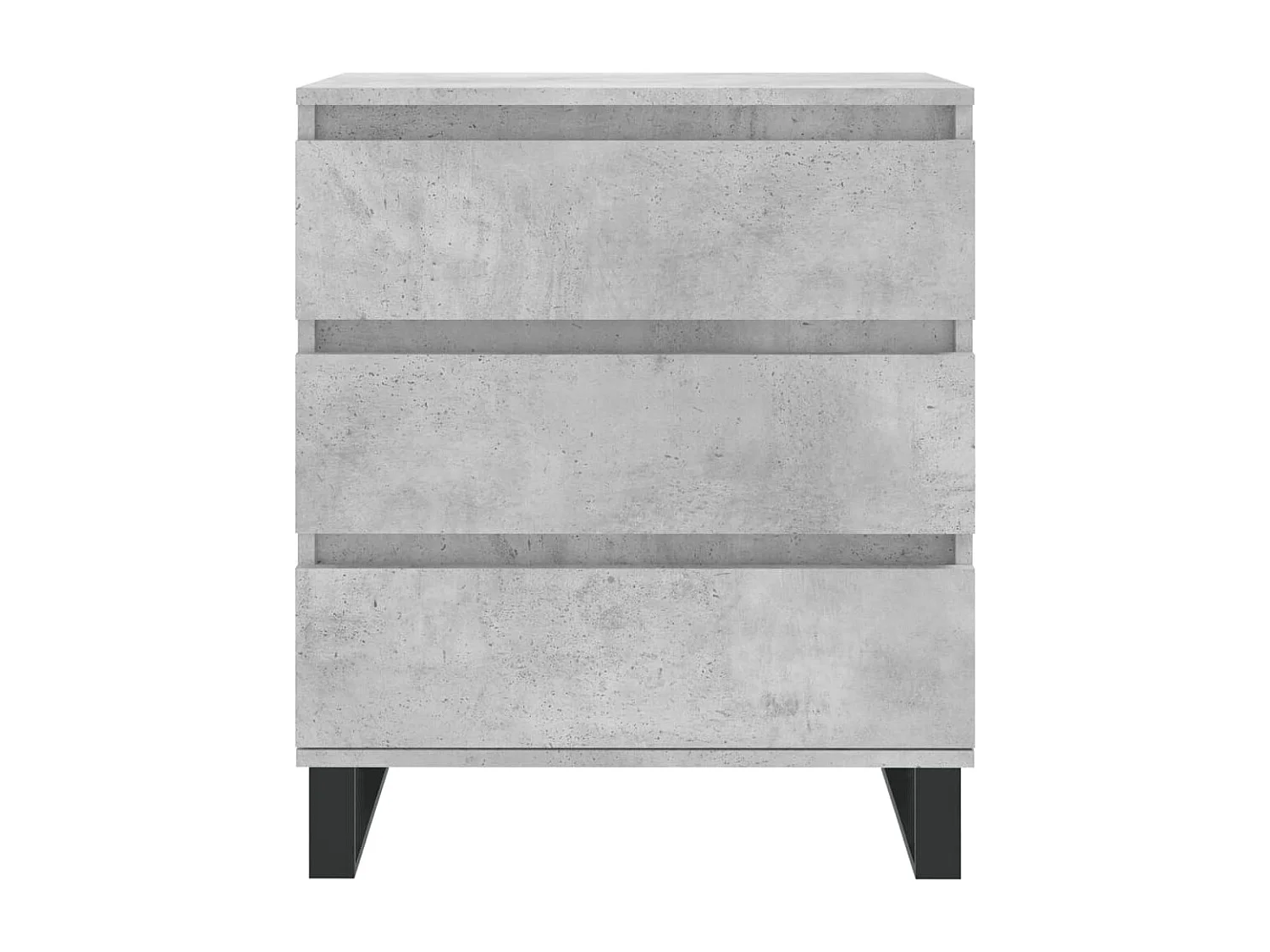 Dressoir 60x35x70 cm bewerkt hout betongrijs