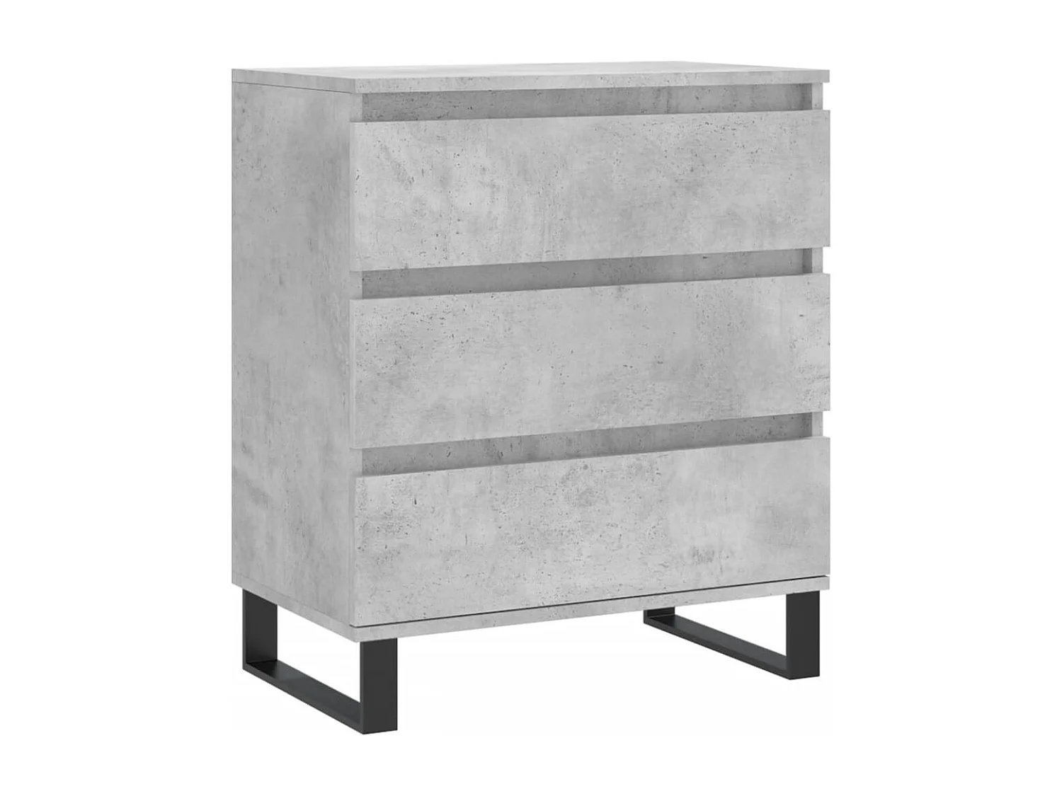 Buffet Gris béton 60x35x70 cm Bois d'ingénierie