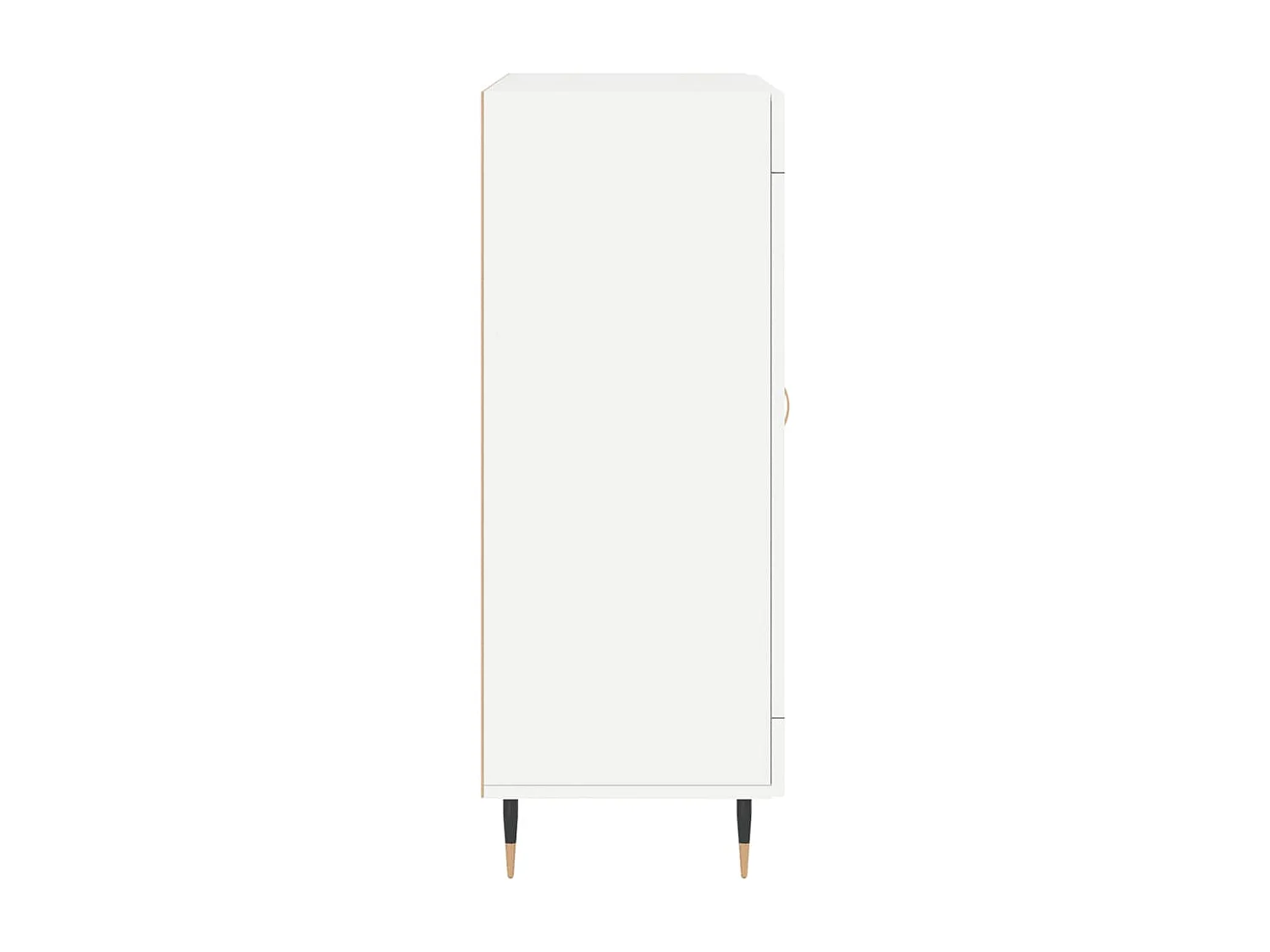 Credenza Bianca 69,5x34x90 cm in Legno Multistrato