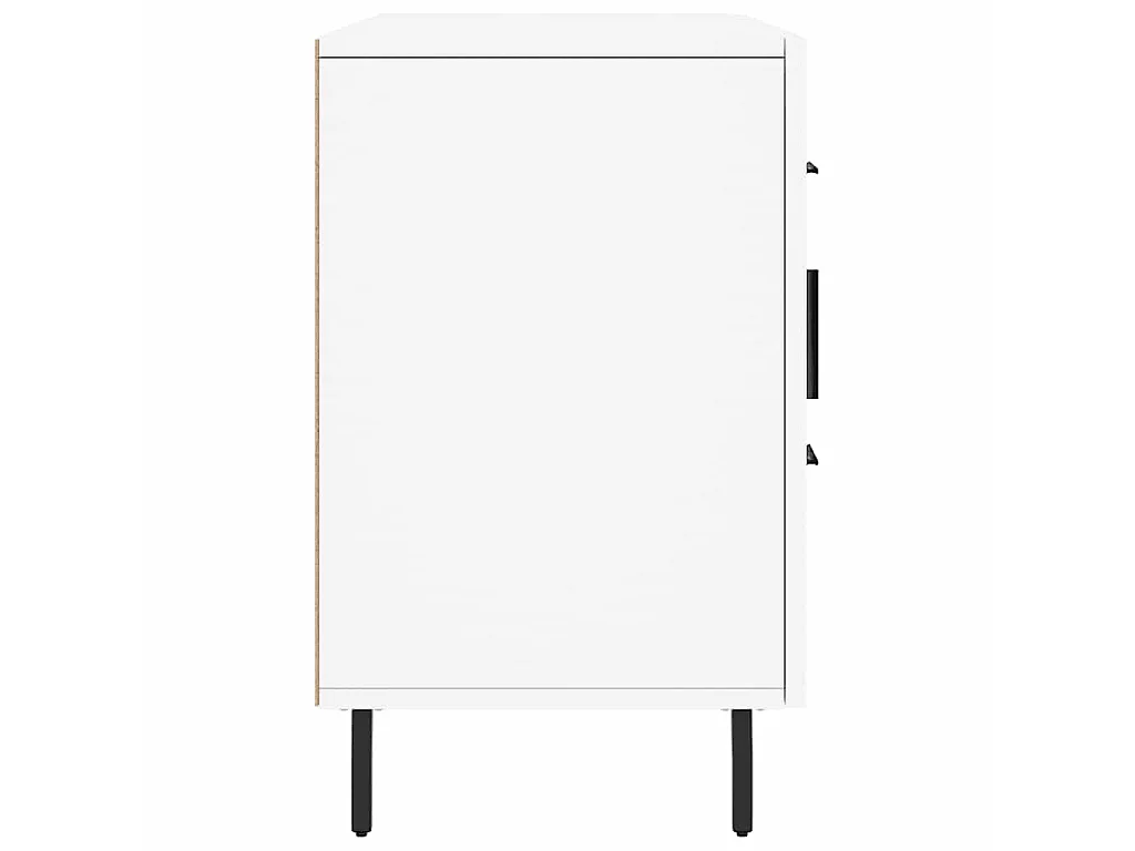 Buffet blanc 100x36x60 cm bois d'ingénierie