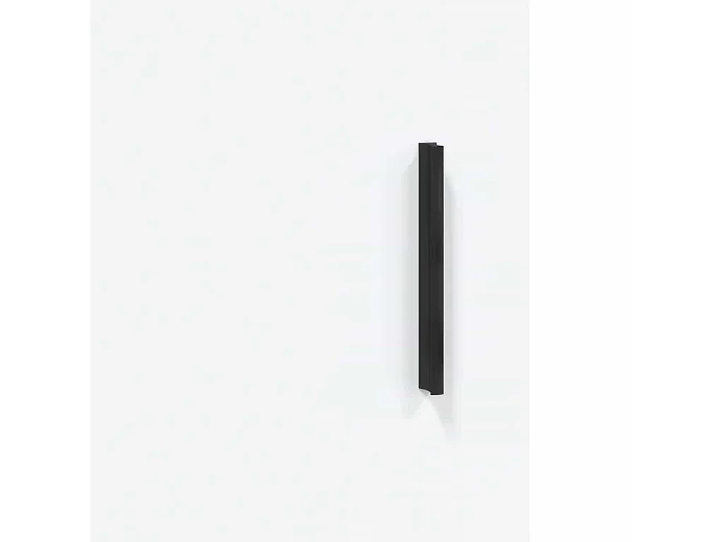 Buffet blanc 100x36x60 cm bois d'ingénierie