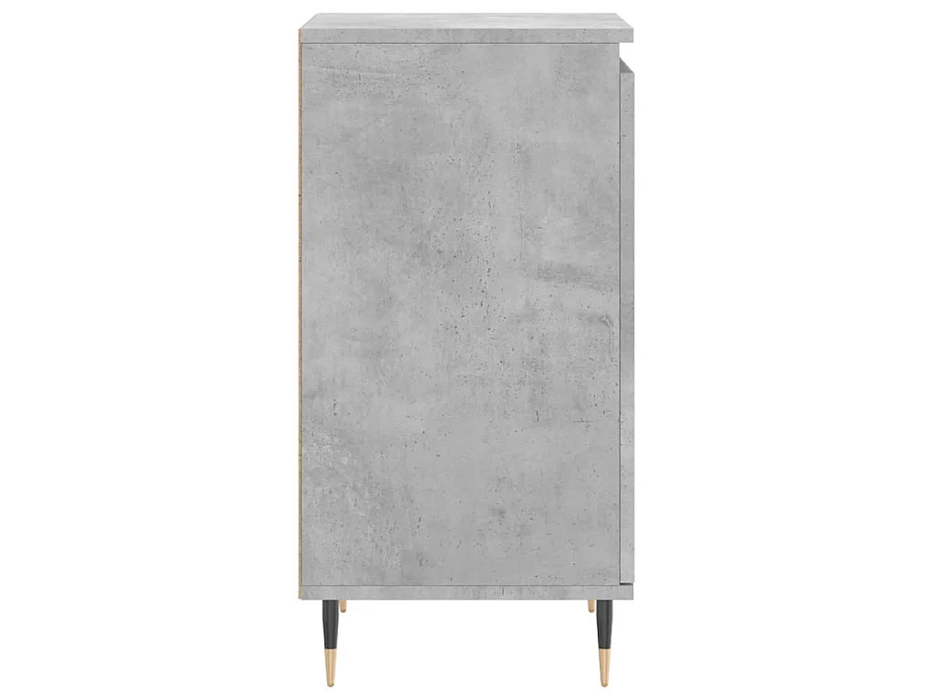 Buffet gris béton 40x35x70 cm bois d'ingénierie