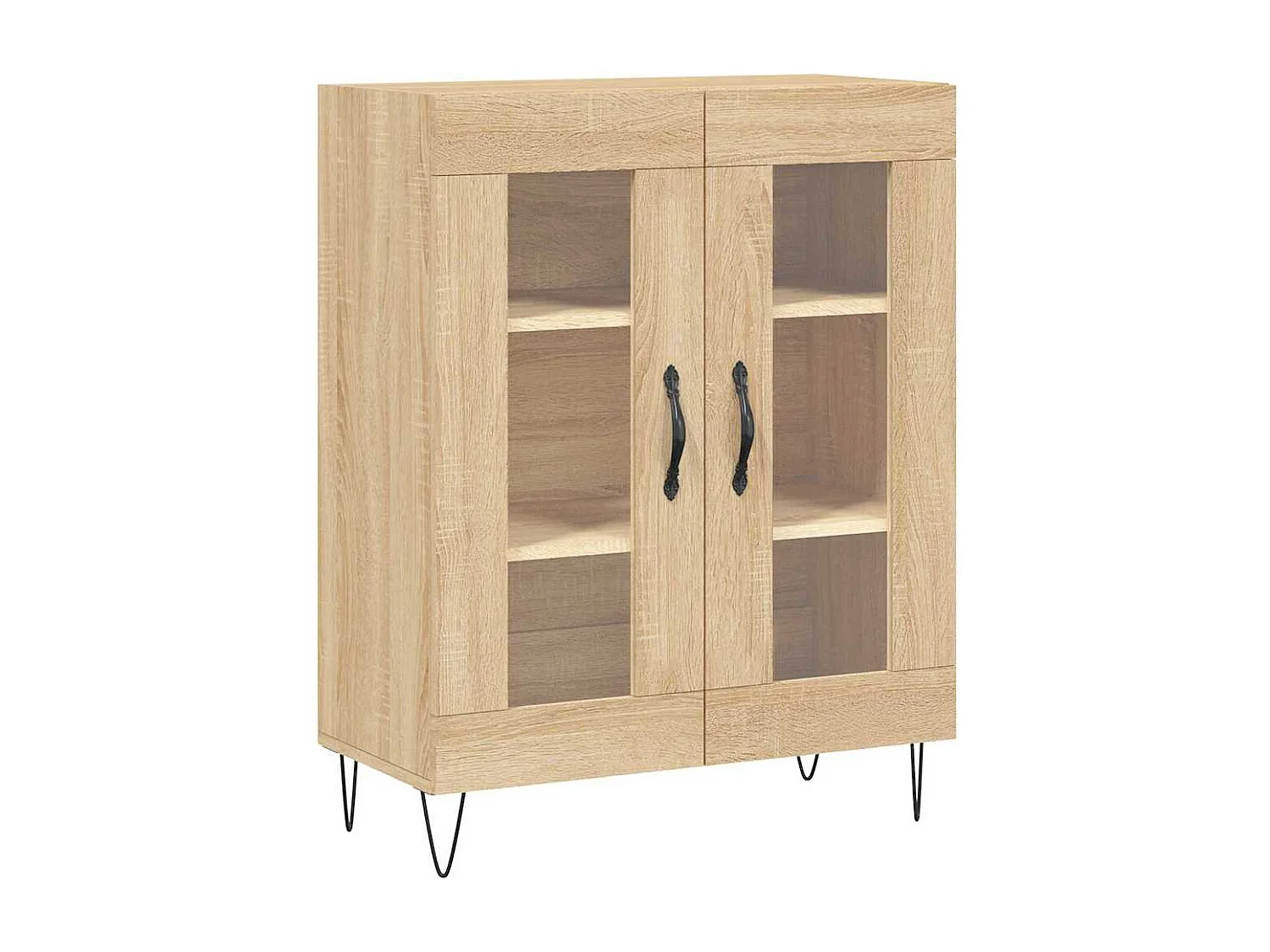 Sideboard Sonoma-Eiche 69,5x34x90 cm Holzwerkstoff