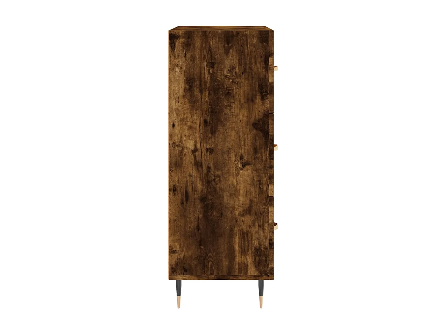 Buffet chêne fumé 69,5x34x90 cm bois d'ingénierie