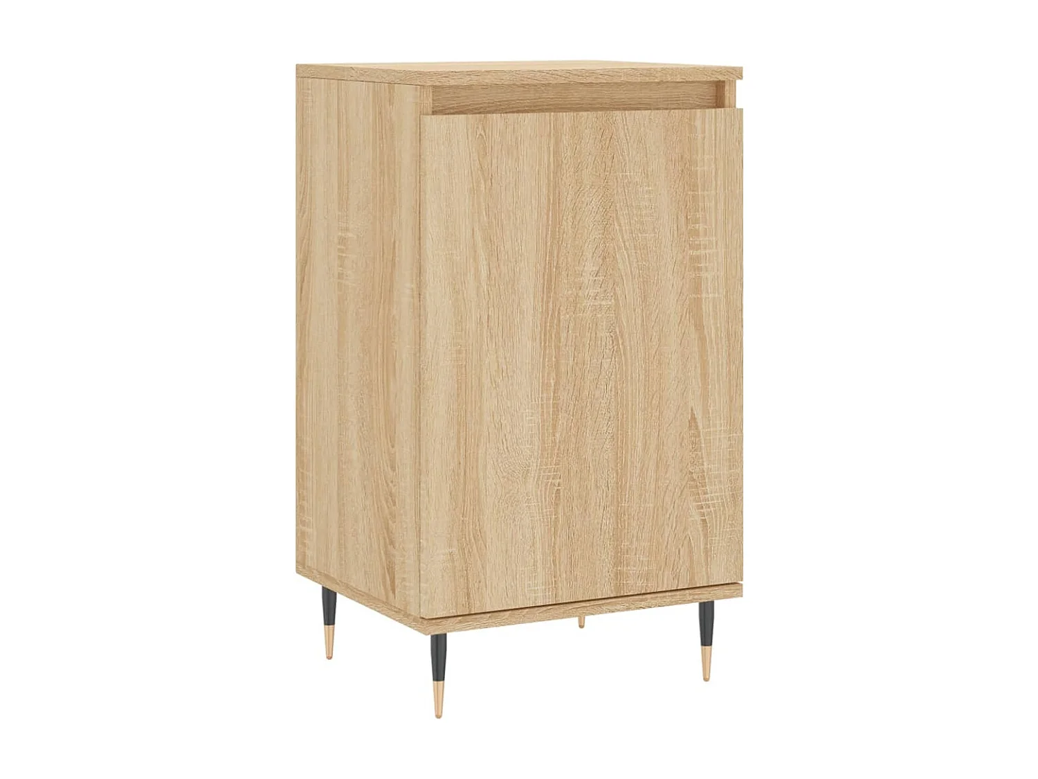 Dressoirs 2 st 40x35x70 cm bewerkt hout sonoma eikenkleurig