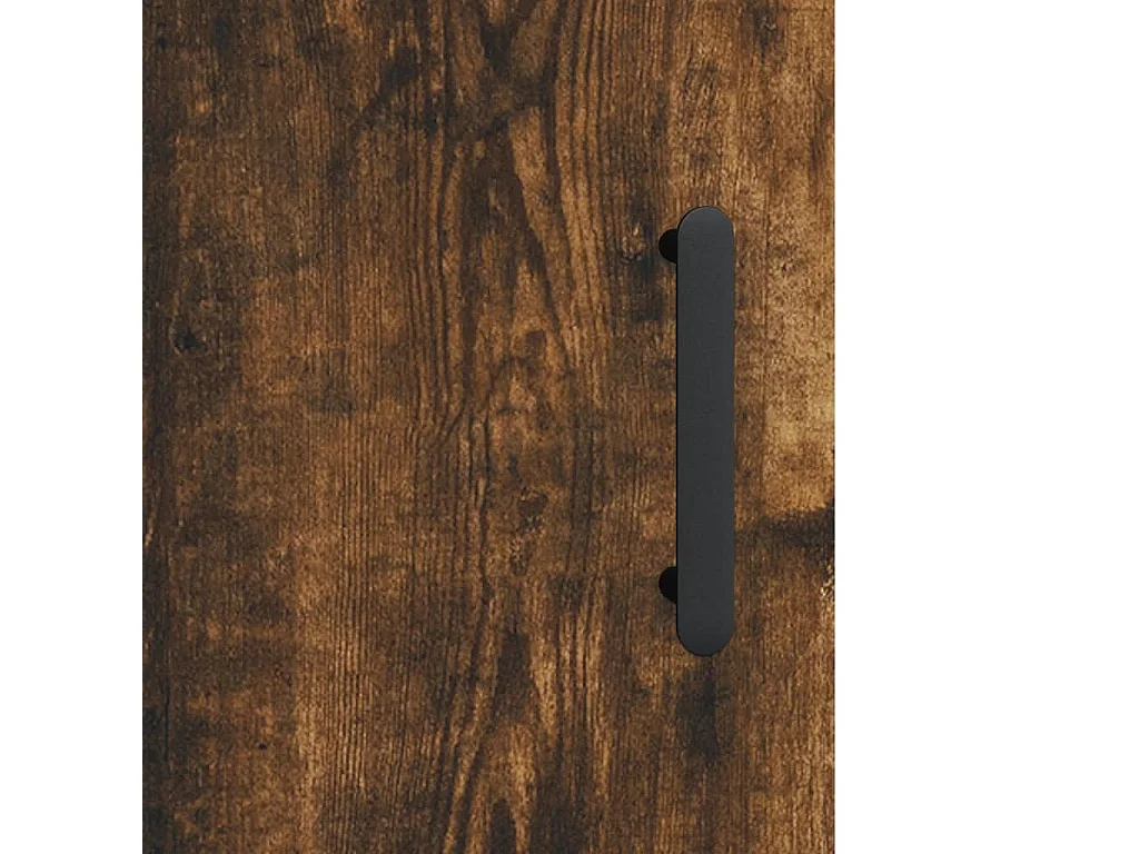 Highboard Räuchereiche 69,5x34x180 cm Holzwerkstoff