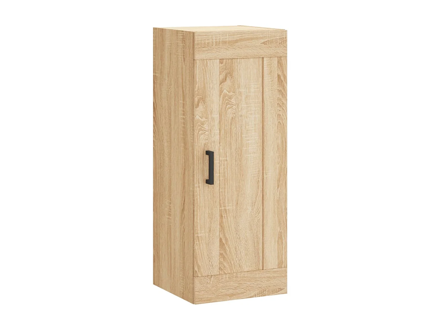 Aparador de madera contrachapada roble Sonoma 34,5x34x180 cm