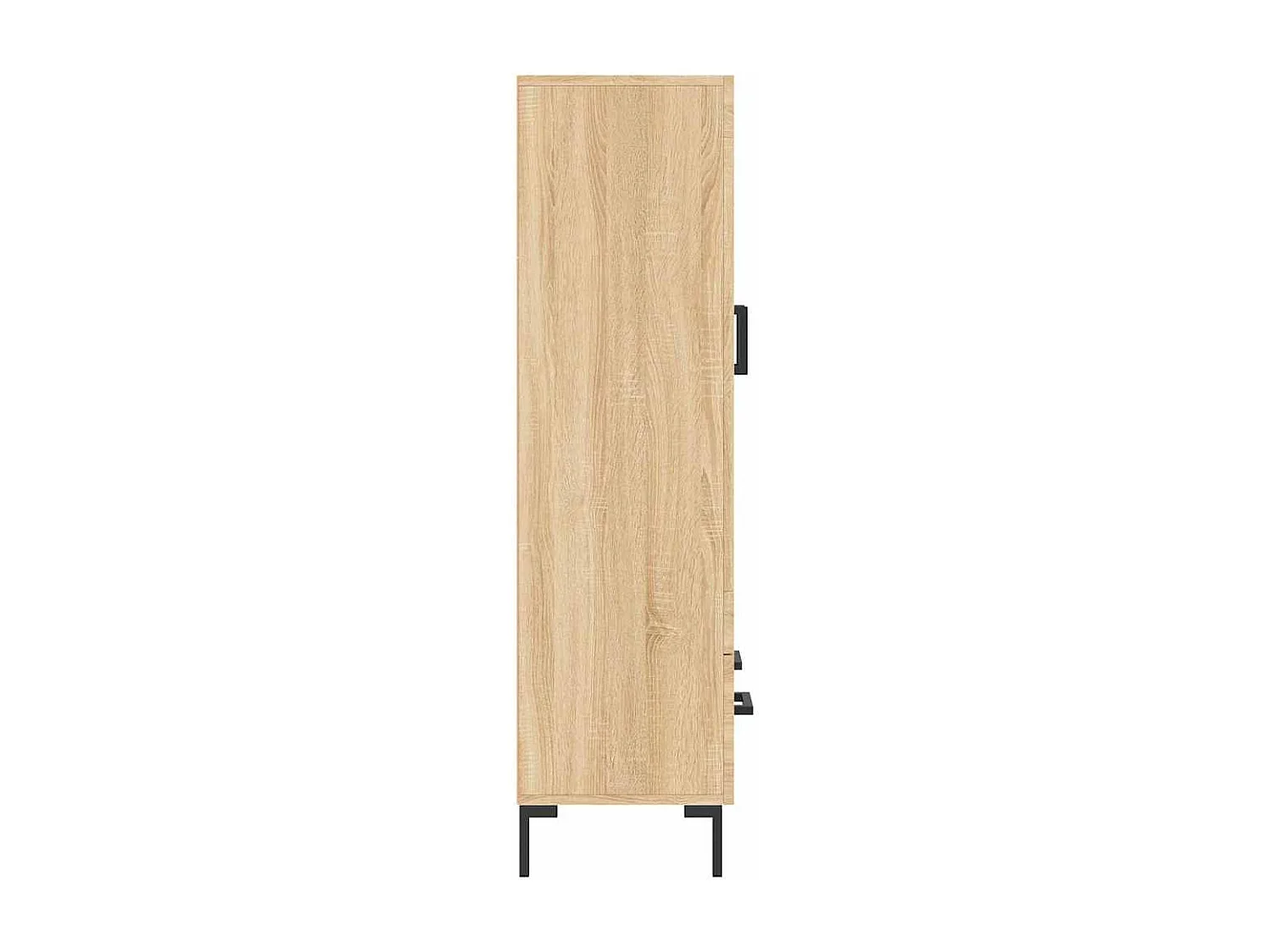Hoge kast 69,5x31x115 cm bewerkt hout sonoma eikenkleurig