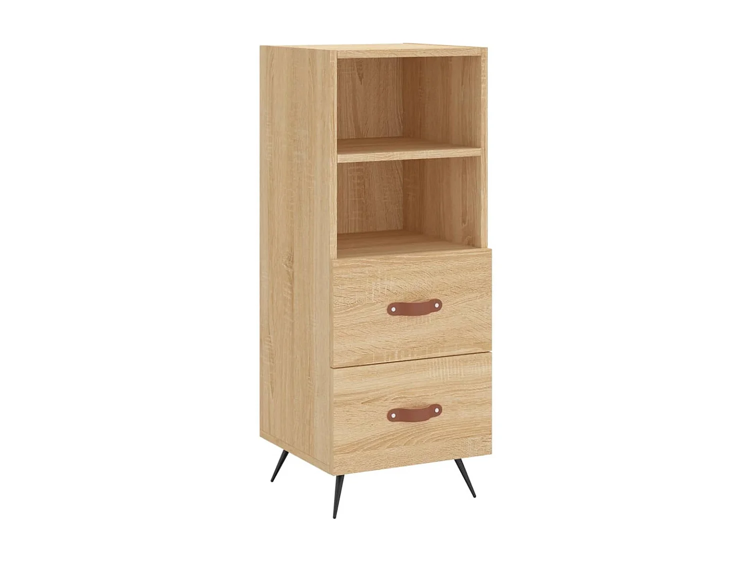 Highboard Sonoma-Eiche 34,5x34x180 cm Holzwerkstoff