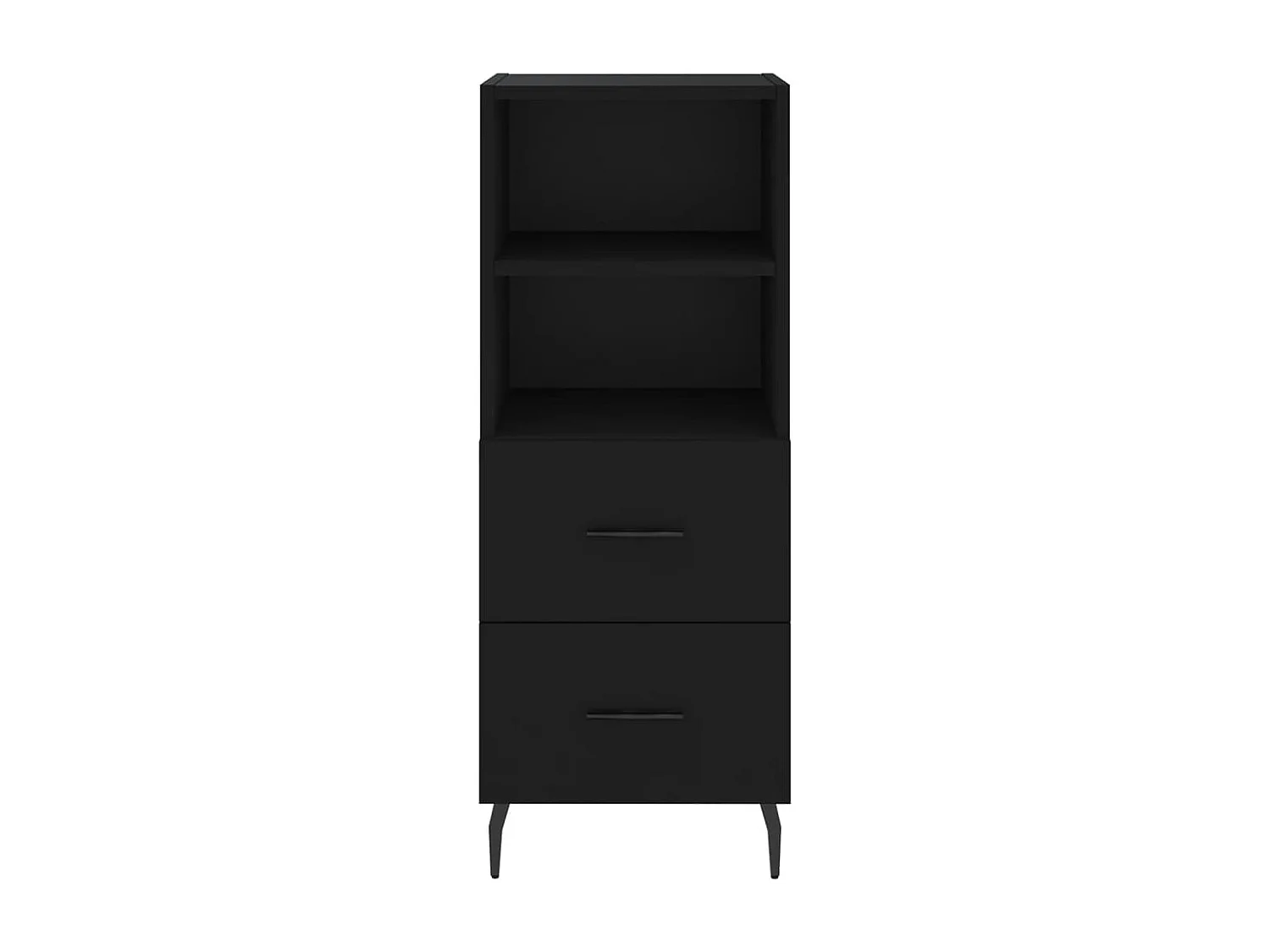 Sideboard Schwarz 34,5x34x90 cm Holzwerkstoff