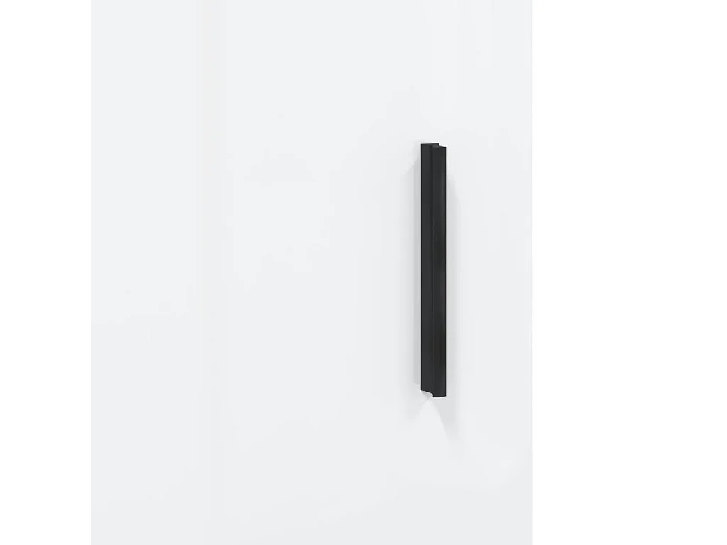 Sideboard Hochglanz-Weiß 34,5x34x90 cm Holzwerkstoff