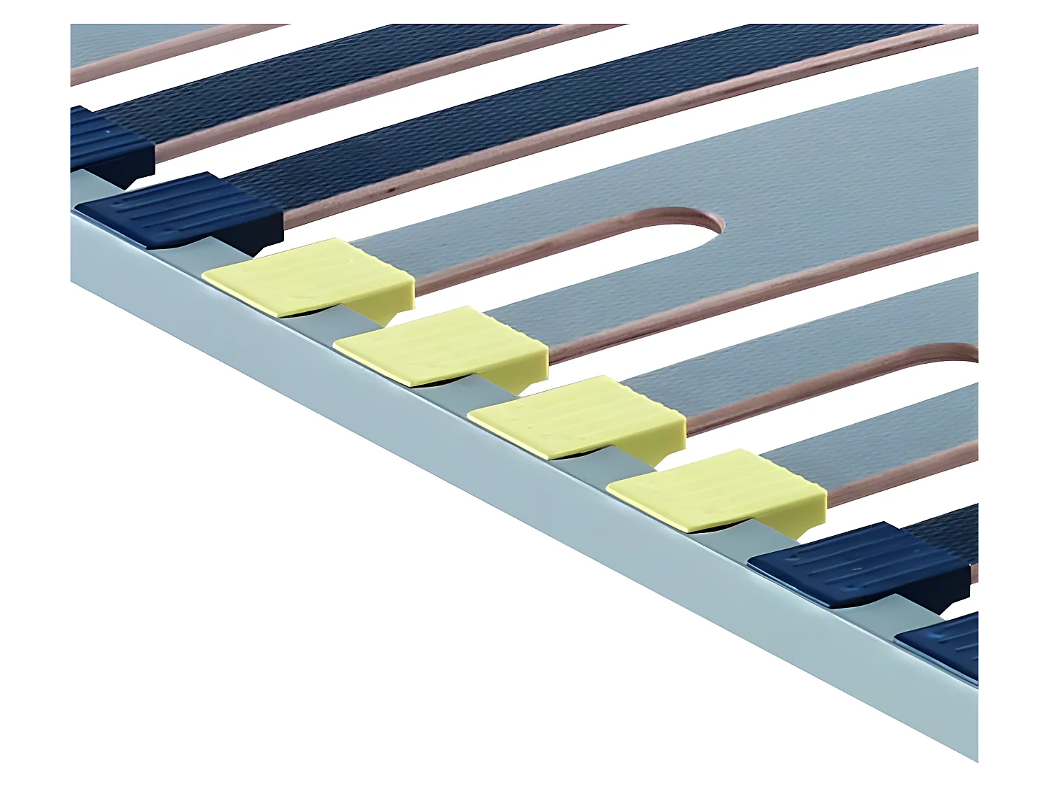 Sommier Merinos Cadre à Lattes 5 Zones 160x200