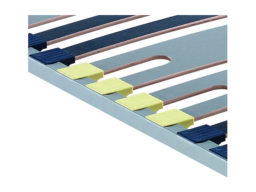 Sommier Merinos Cadre à lattes 3 Zones 160x200 - Double Sommier