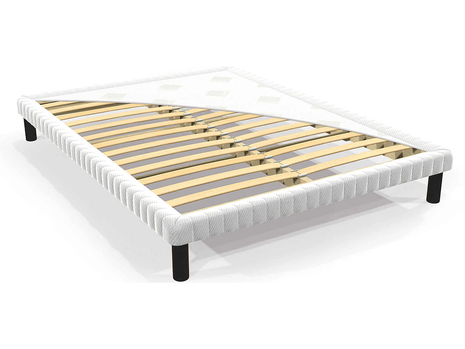 Sommier extra plat tapissier 10cm Epeda 90x190
