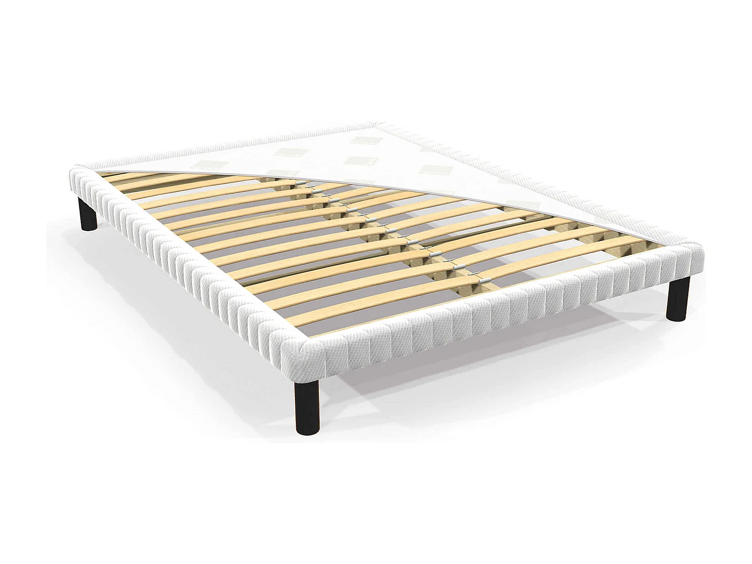 Sommier extra plat tapissier 10cm Epeda 90x190